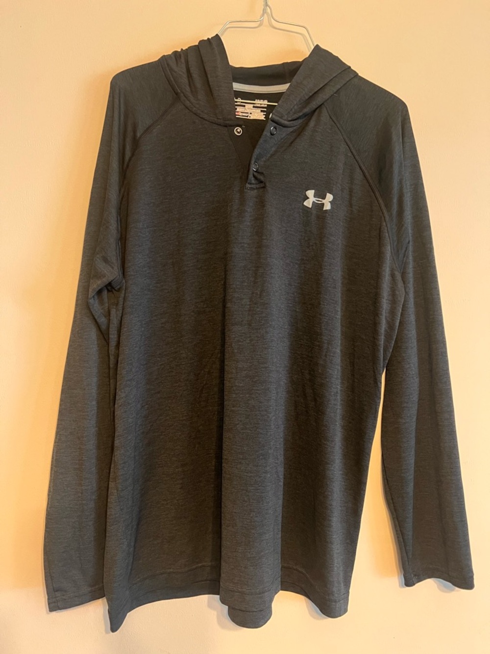 Under armour Black and White HeatGear Performance Shirt